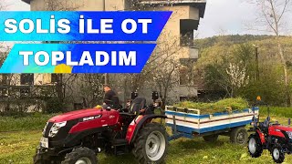 SOLİS 26 İLE OT TOPLAMA /  TAŞIMA