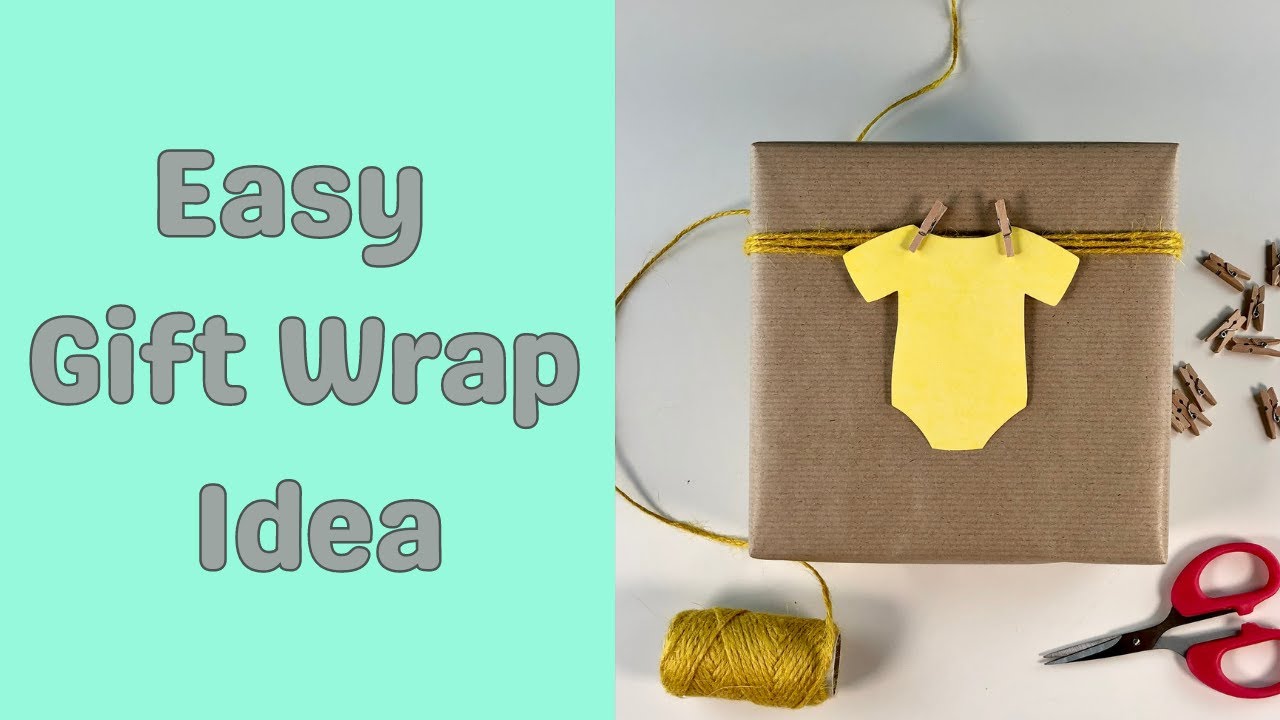 Baby Shower Gift Wrap Idea YouTube baby-shower-gift-wrap-idea-youtube