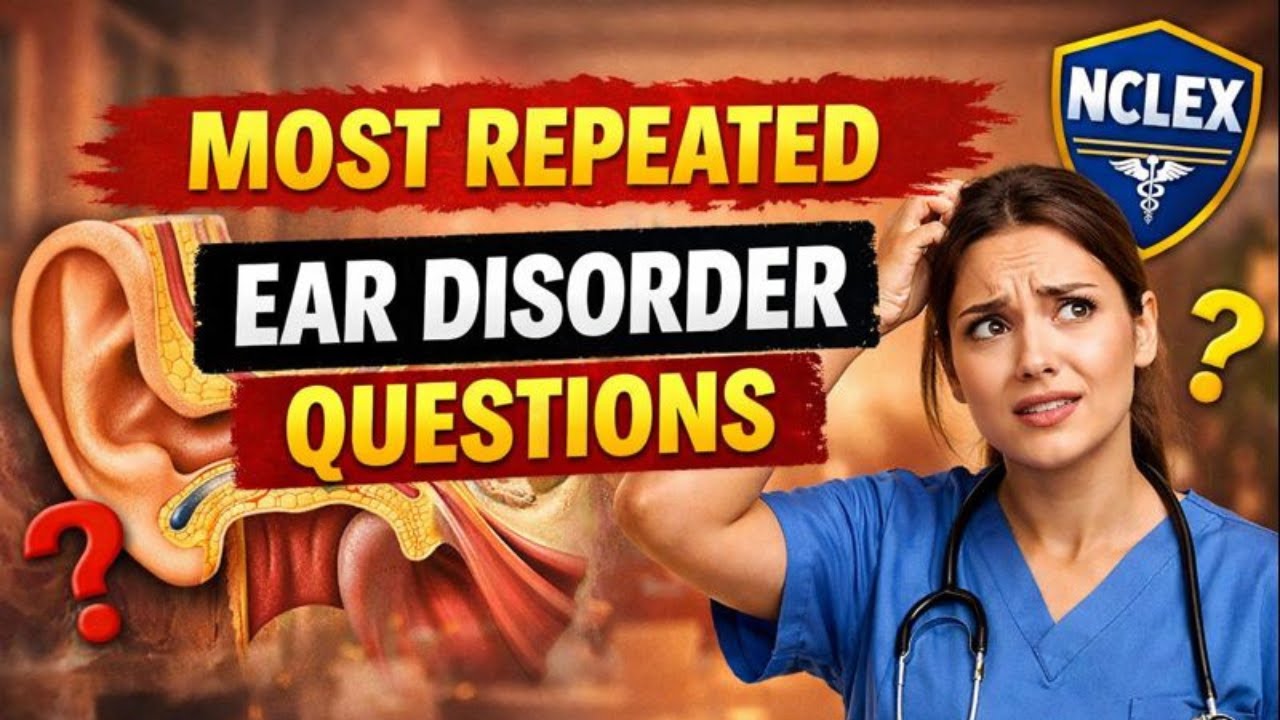 Ear Disorders NCLEX Questions That Confuse Even Toppers  | NCLEX PREP | NCLEX REVIEW