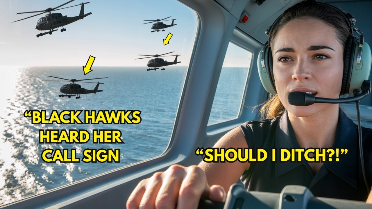 Double Engine Failure Over Ocean — Until Black Hawks Heard: Call Sign Shark, I m Landing on Water