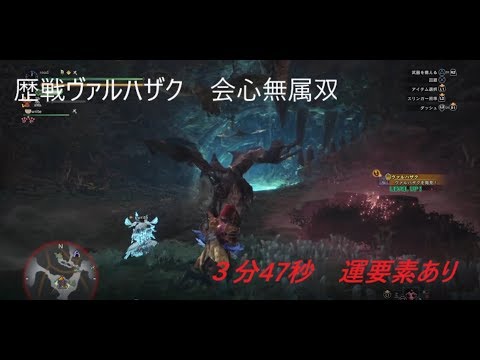 Mhw 双剣 歴戦ヴァルハザク Ta 3分47秒 無属性会心 Youtube