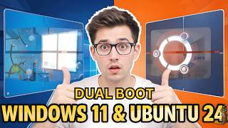 How To Dual Boot Ubuntu 24.04 LTS &amp; Windows 11 | Install Ubuntu 24.04 Alongside Windows 11 (2025)