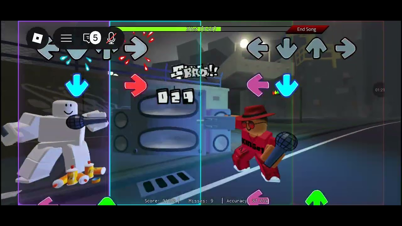 2Hot FNF Weekend 1 Roblox game !