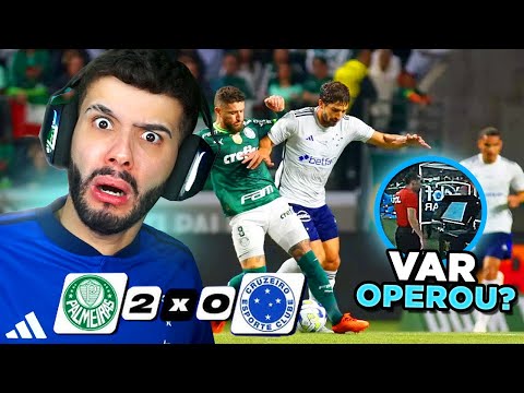 Cruzeiro perde para Palmeiras em Jogo POLÊMICO! O VAR errou?