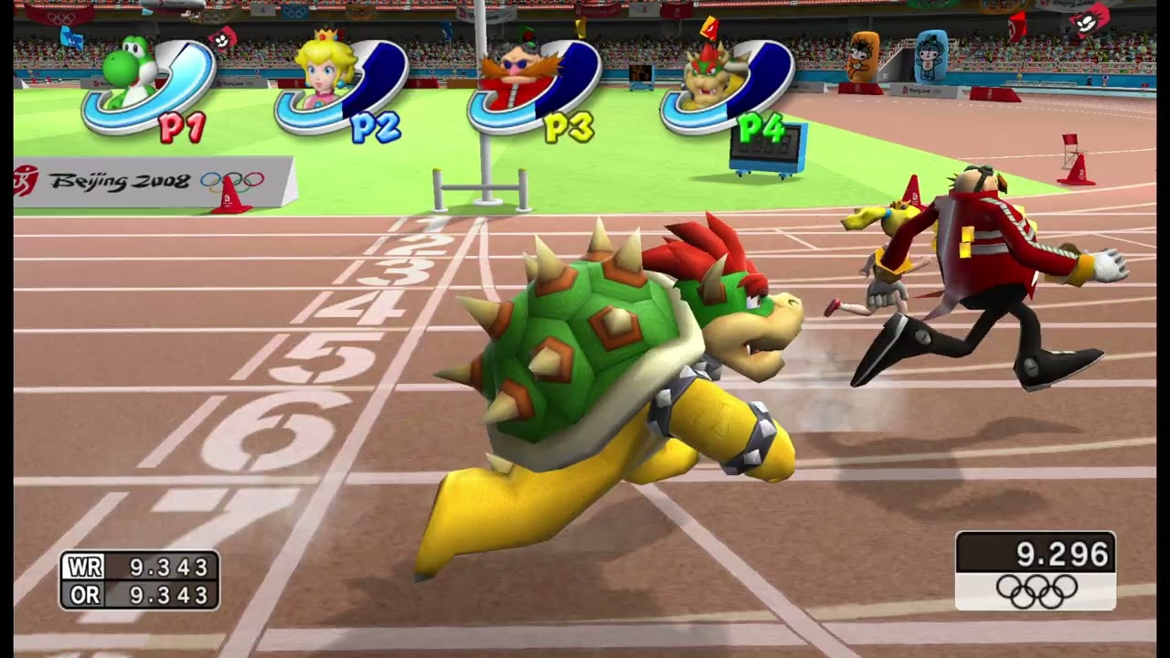 M&S at the Olympic Games Dr. Eggman, Bowser & Peach Loses to Yoshi in 100m