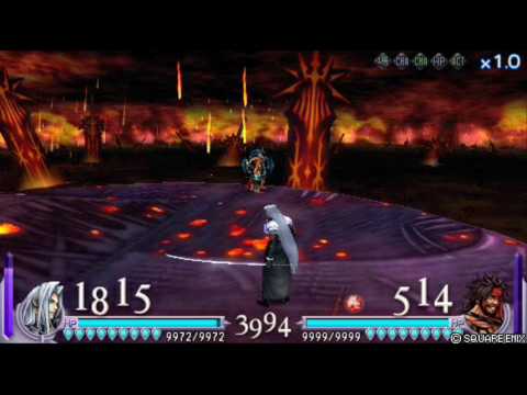 Dissidia Final Fantasy Sephiroth VS Jecht (flawless victory, hardest difficulty) HQ