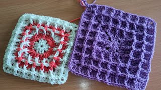 видео: Рельефный квадрат крючком. Подробный мастер-класс картинка: Рельефный квадрат крючком. Подробный мастер-класс