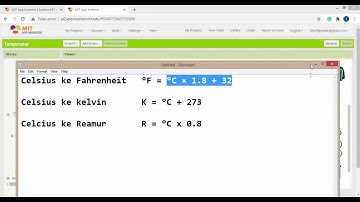 Membuat App Konversi Temperatur tanpa koding menggunakan MIT App Inventor