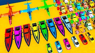 GTA V Mods Super Stunt Car Racing Challenge By SPIDER-MAN With Amazing Super Car Planes and Boats screenshot 3