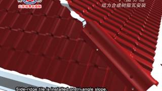 PVC roofing tile installation--JIELI ROOF PVC roofing tile installation--JIELI ROOF