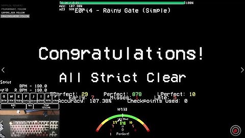 [lvl.14] [ADOFAI Custom Strict Clear] Rainy Gate (Simple) (Map by NumbEr07)