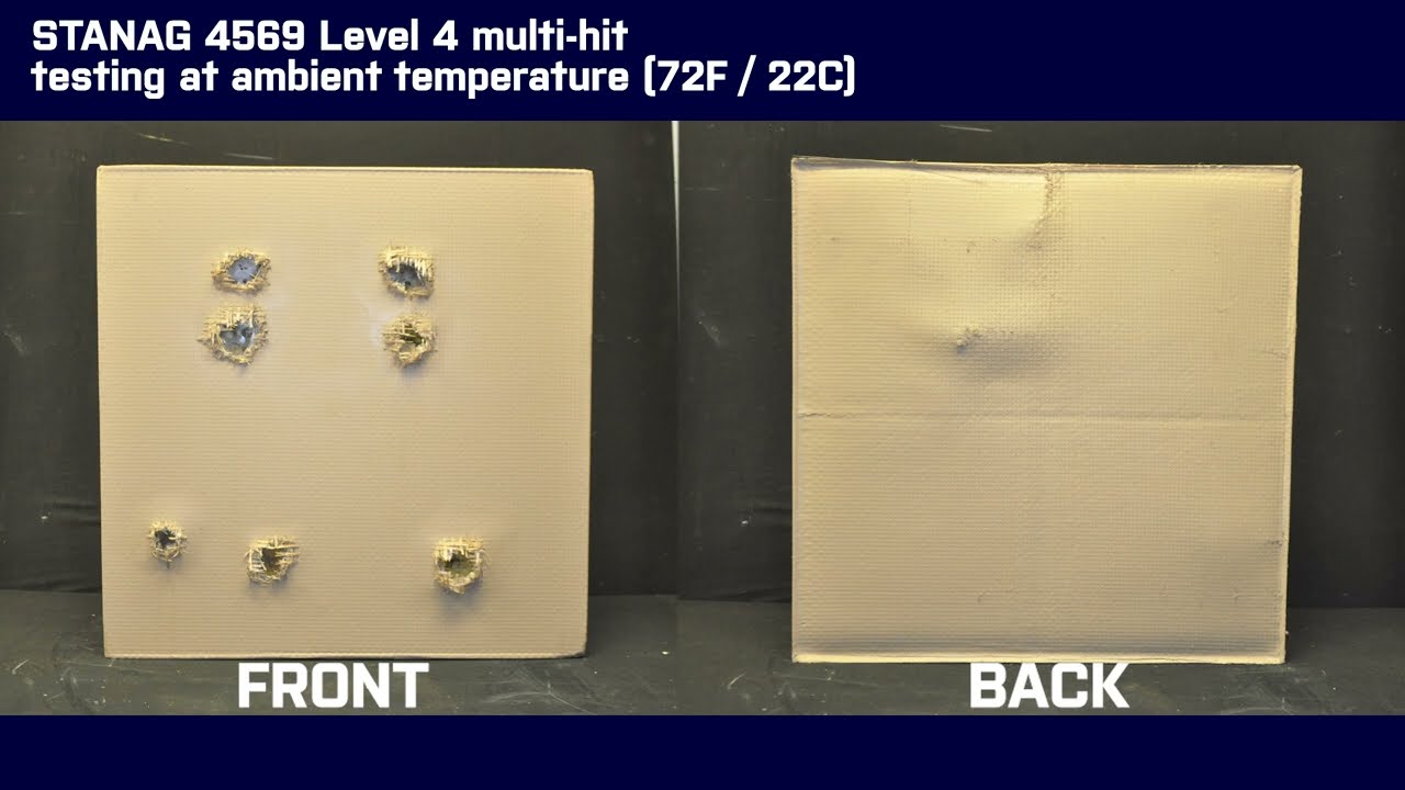 Stanag L3/L4 Testing at NTS Belkamp, MD by Advanced Armor Research Group (AARG USA), Feb 2023