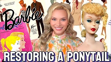 HOW TO RESTORE A VINTAGE PONYTAIL BARBIE! VINTAGE BARBIE RESTORATION! PONYTAIL BARBIE IDENTIFICATION