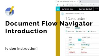 Document flow navigator Introduction | Dynamics 365 Business Central