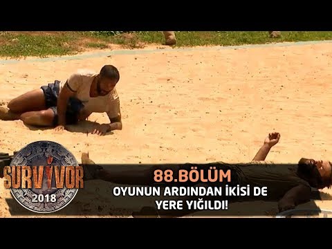 Oyunun ardından ikisi de yere yığıldı! | 88. Bölüm | Survivor 2018