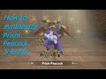 How to synthesize s rank prism peacock  skill  chart  dragon quest monsters the dark prince
