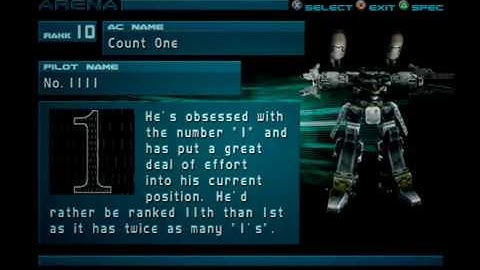 Armored Core 2 VS No  1111