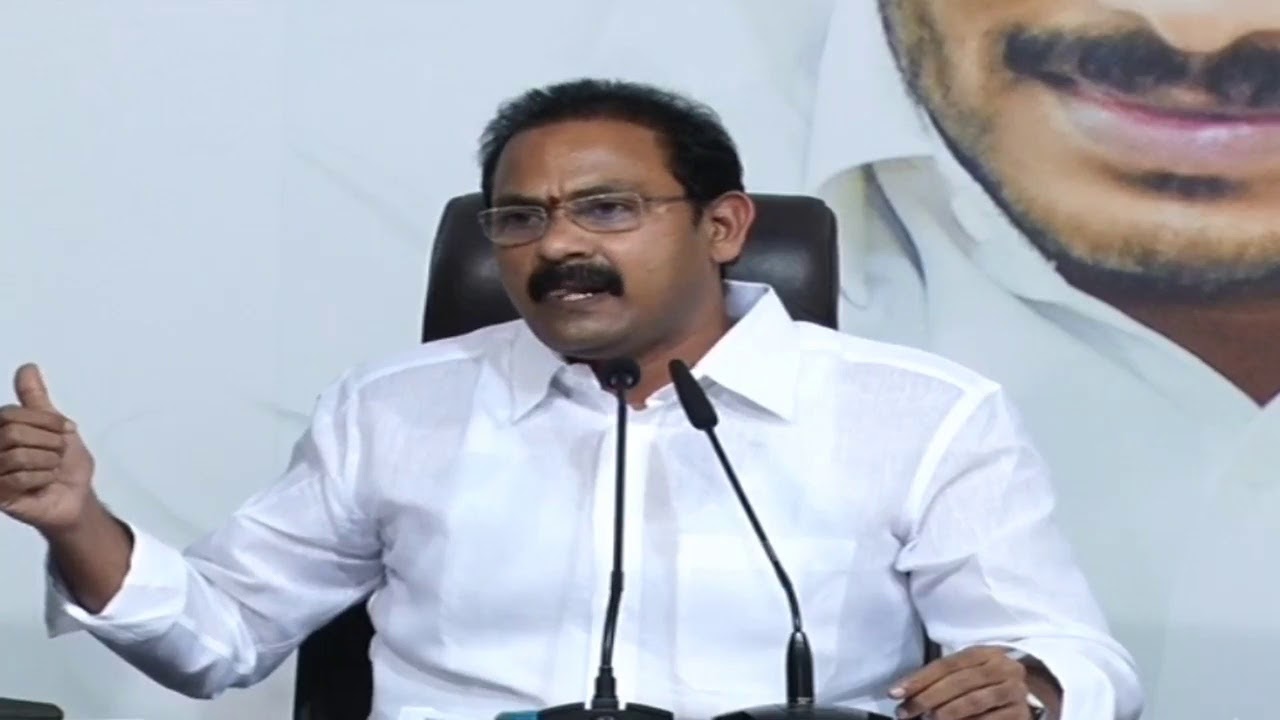 Dy CM & Minister of Health Alla Kali Krishna Srinivas(Alla Nani) pressmeet from party central office