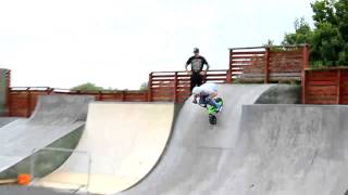 This is why you wear a helmet!! The Mini BMX by Venom