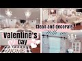 CLEAN AND DECORATE WITH ME FOR VALENTINES DAY 2021 | VALENTINES DAY DECOR | DECORATE WITH ME