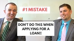 Top Mistake People Make When Applying for a Mortgage | Home Loan Application Mistakes 