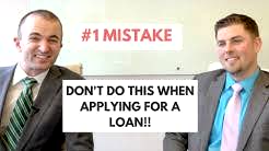 Top Mistake People Make When Applying for a Mortgage | Home Loan Application Mistakes 