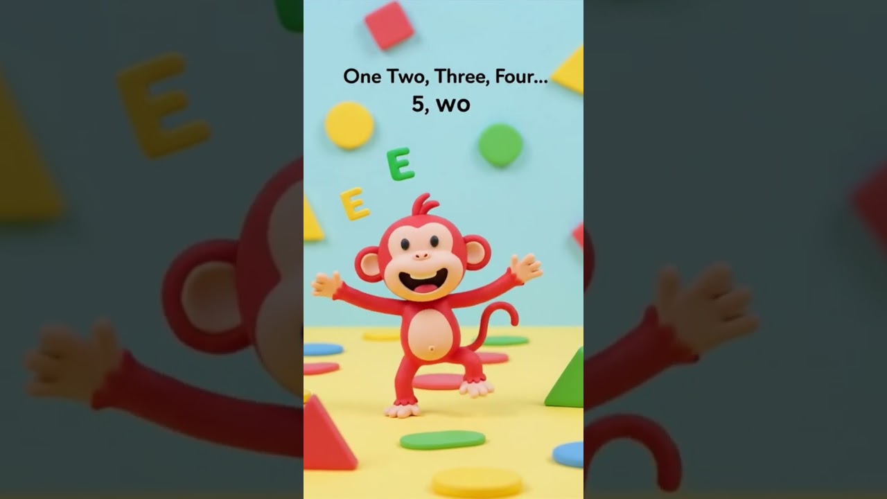 ABC 123 for Kids Play Time 🐵 | Fun Learning Shorts ! 