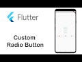 Flutter custom radio button