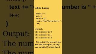 Javascript Lessons 10 - Loops