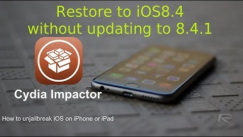 How to Restore to iOS 8.4 without Updating to iOS 8.4.1