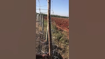 Tata fixed knot fence mesh installation 1