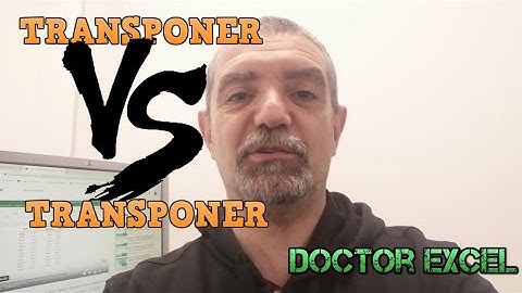 La función transponer frente a la herramienta transponer en Excel