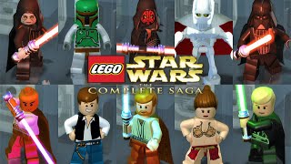 LEGO Star Wars The Complete Saga - All Characters Showcase