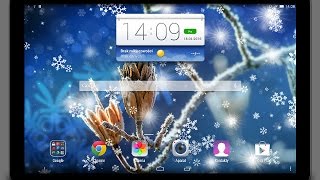 Winter Snowfall 3D Parallax Live Wallpaper for Android screenshot 1