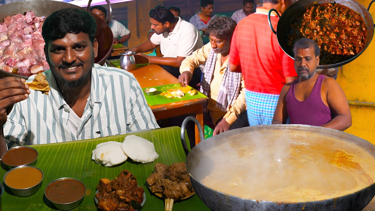 Famous Dharmapuri Chicken Gravy Secret Recipe |Village Style ஆட்டு கறி குழம்பு |Chicken GravyCooking