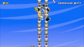 Mario Maker 2 Mystic Falcon Level Tutorial - Buzzy Beetle Baleful Balance