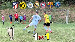 Uefa Champions League Desafio 1X1 Com Muitos Dribles Rikinho