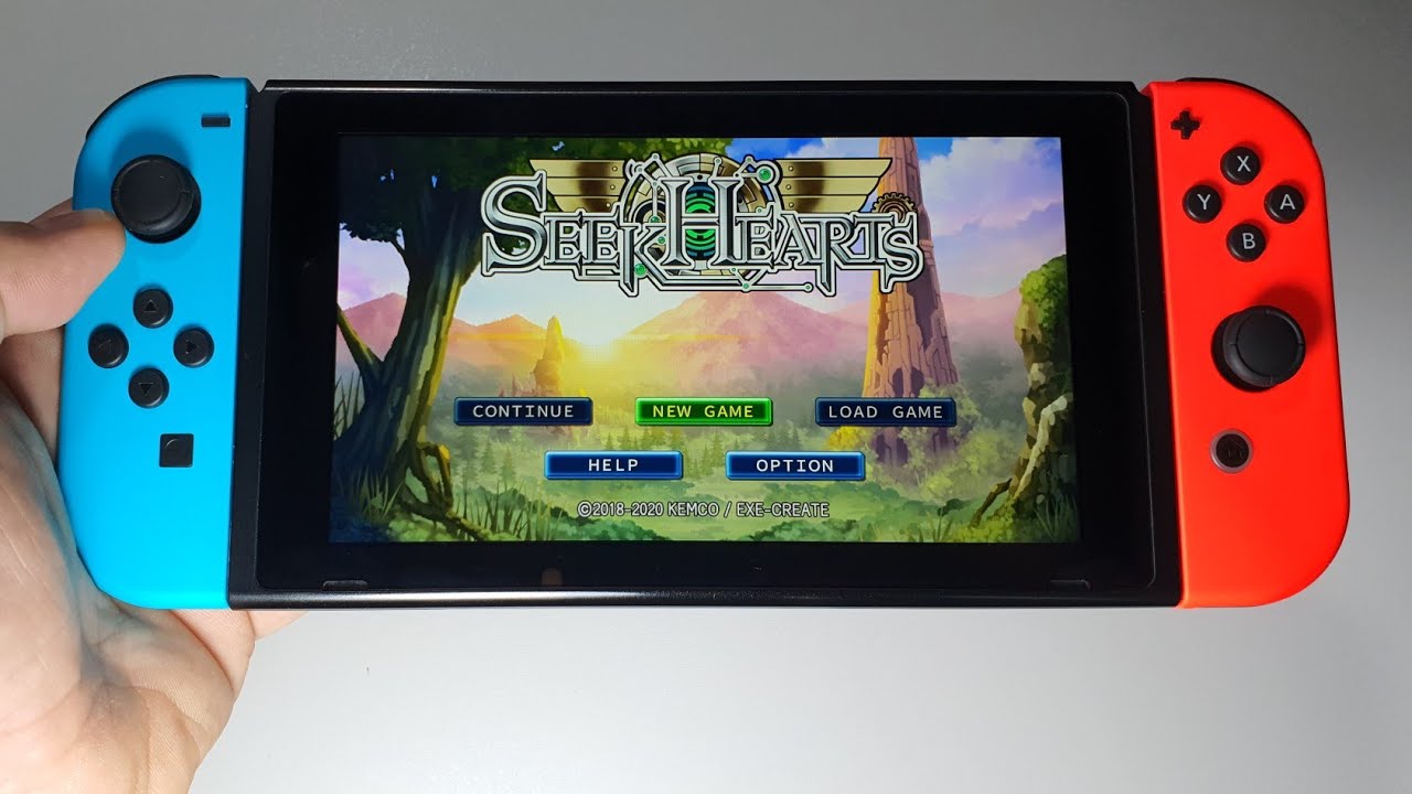 Seek Hearts Nintendo Switch handheld gameplay YouTube