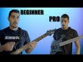 beginner guitarist vs pro guitarist