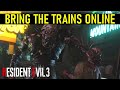 Bring the trains online in the subway office  return to the subway station  resident evil 3 remake