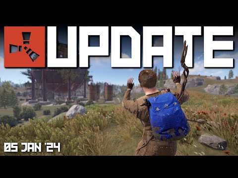 Видео: Backpacks! Motorbikes! And what's new in 2024 revealed | Rust Update 5th January 2024