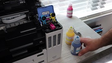 Canon Maxify GX 7021 - Ink Install