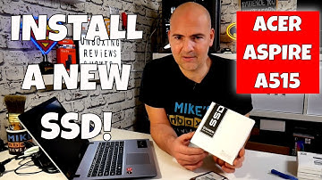 Hoe installeer ik een HDD of SSD in de Acer Aspire 5 A515?