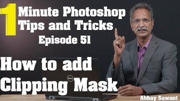 1-minute Photoshop tips and tricks | how to make Clipping Masks | Hindi | Ep 51 | Abhay Sawant