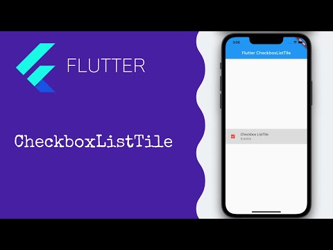 Flutter: CheckListTile Widget