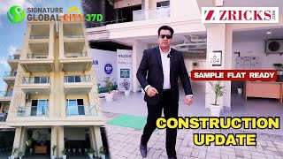 Signature Global City 37D 🚪 3 BHK (Sample Flat) 🚧 October Construction Update 📱 9716040121