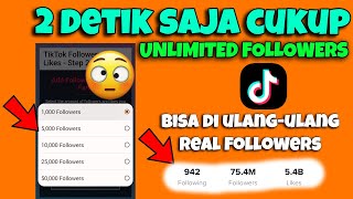 CARA MENAMBAH FOLLOWERS TIKTOK TANPA APLIKASI - 100% GRATIS