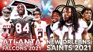 USING THE 2021 ATLANTA FALCONS VS THE 2021 NEW ORLEANS SAINTS IN MADDEN 21!