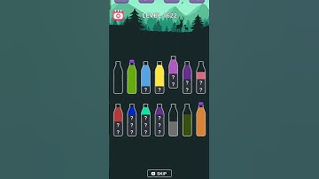 Water sort puzzle level 1622