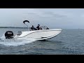 Bayliner Element M19  - test na jeziorze Lemańskim